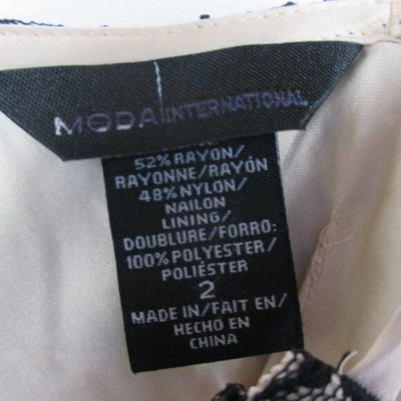 Victoria's Secret Moda International Flirty Lace Slip Dress Size 2 NEW - Picture 8 of 9